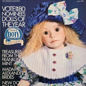 Doll Reader Magazine July 1994 Treasures From The Franklin Mint